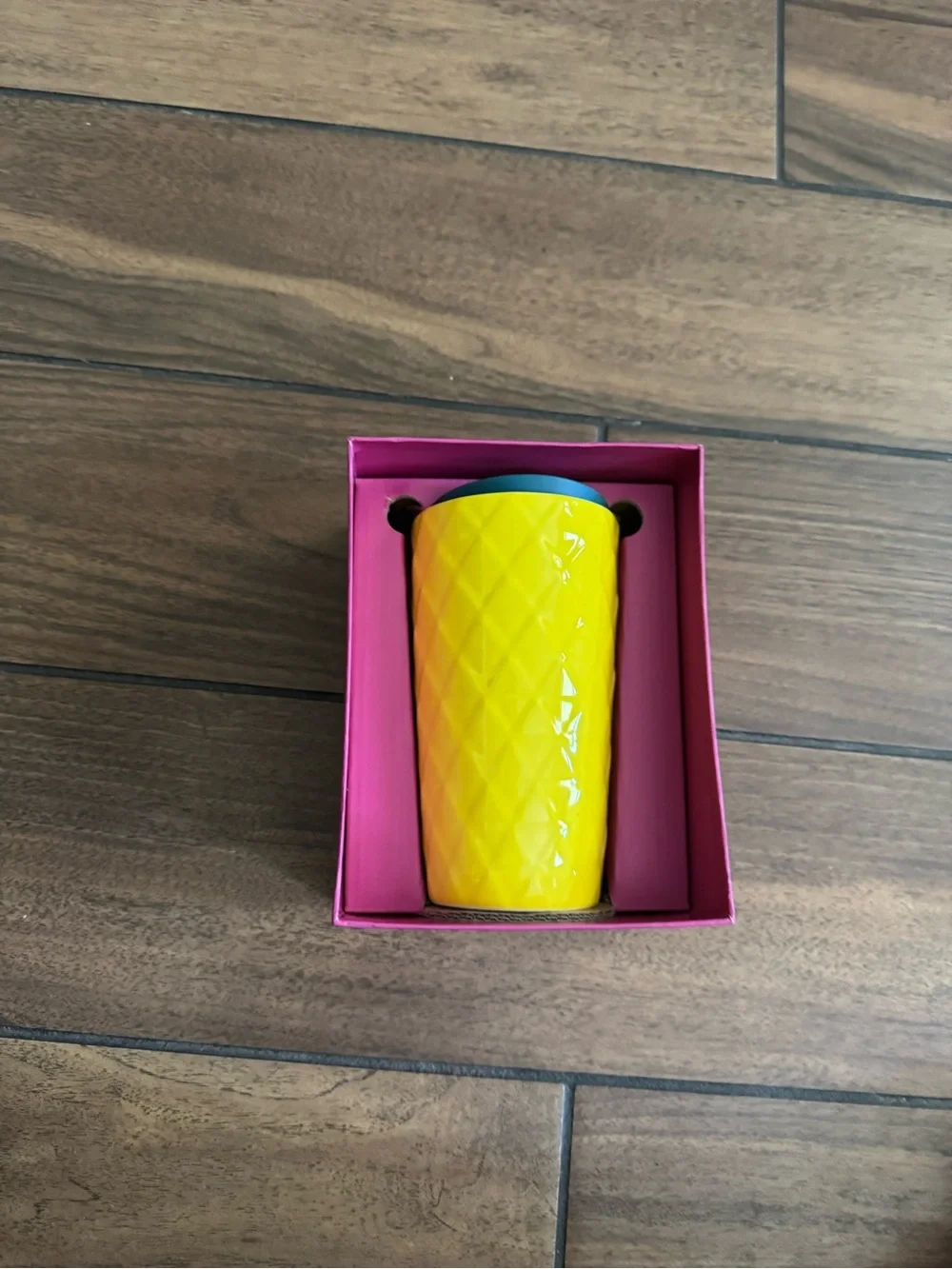 STARBUCKS Hawaii Collection Double Wall Ceramic Pineapple Tumbler 12oz